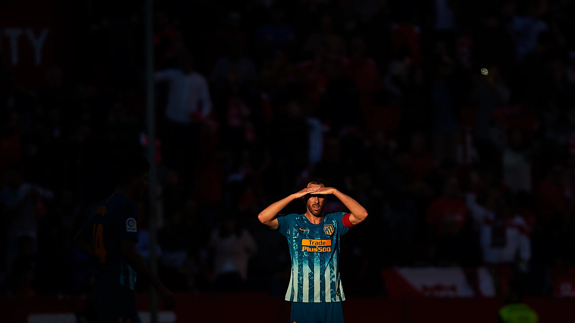 Diego Godín, durante un partido con el Atlético de Madrid Diego Godín, durante un partido con el Atlético de Madrid