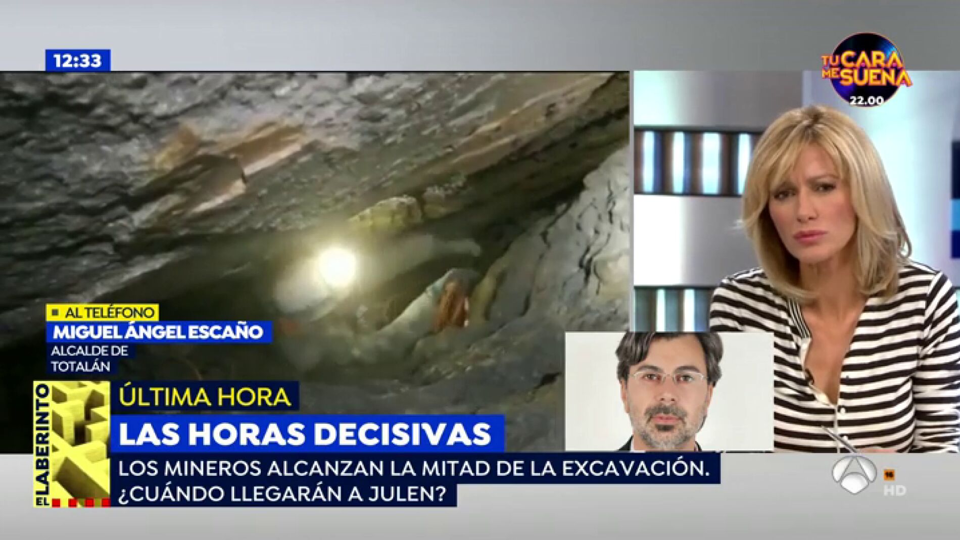 El alcalde de Total&aacute;n, pesimista con el rescate de Julen: "Me estoy viniendo abajo, cada d&iacute;a estoy m&aacute;s asustado"