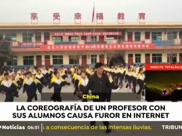 La curiosa iniciativa para que los niños de un colegio de China hagan ejercicio