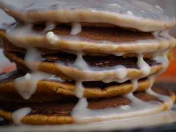 Unas tortitas con Nutella deliciosas. Unas tortitas con Nutella deliciosas.