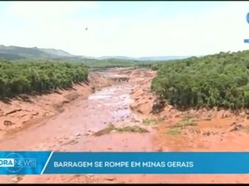 Al menos siete muertos y 200 desaparecidos tras la rotura de una presa en Brasil