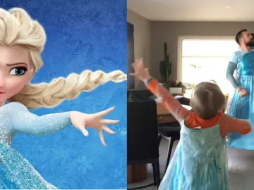 Un padre cumple el sueño de su hijo para el que Elsa de Frozen es su mayor heroína Un padre cumple el sueño de su hijo para el que Elsa de Frozen es su mayor heroína
