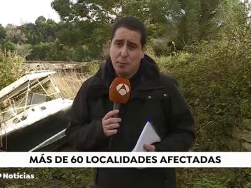 Sesenta localidades continúan afectadas por el temporal en Cantabria