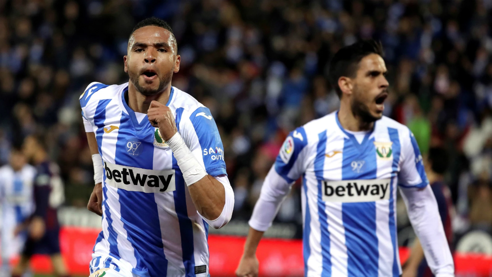 En-Nesyri celebra un gol En-Nesyri celebra un gol