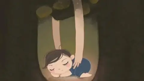 La emotiva imagen compartida en redes sociales en solidaridad con Julen La emotiva imagen compartida en redes sociales en solidaridad con Julen