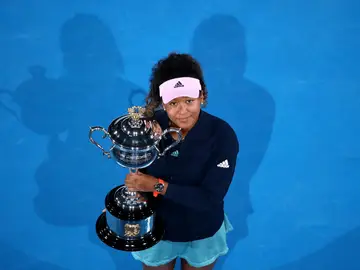Naomi Osaka, con el Open de Australia Naomi Osaka, con el Open de Australia