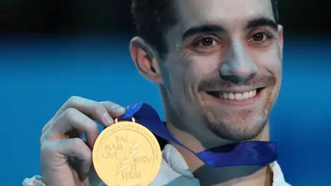Javier Fernández, con el oro Javier Fernández, con el oro