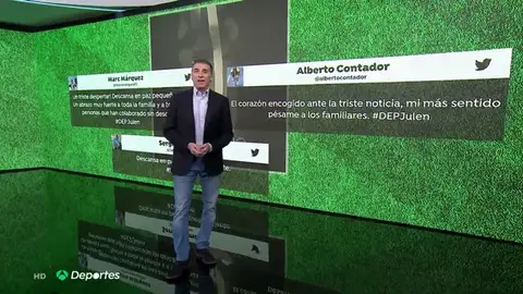 El Sevilla FC, Joaquín, Marc Márquez... El mundo del deporte llora la muerte de Julen: las muestras de cariño en redes sociales El Sevilla FC, Joaquín, Marc Márquez... El mundo del deporte llora la muerte de Julen: las muestras de cariño en redes sociales