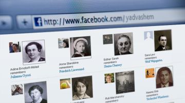 Homenaje a las víctimas del Holocausto en Facebook