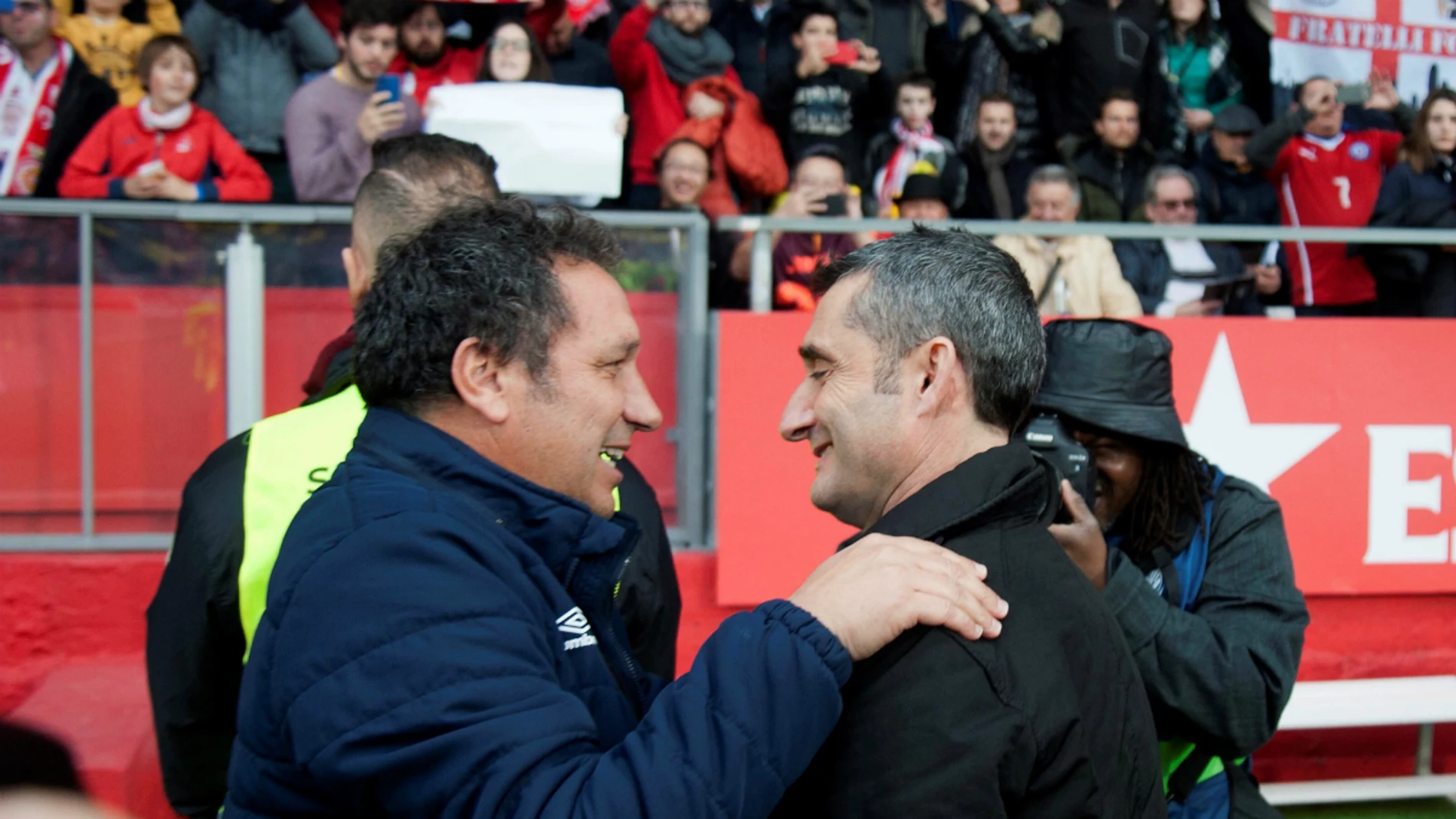 Valverde saluda a Eusebio Valverde saluda a Eusebio