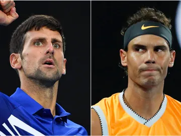 Djokovic y Nadal en el Open de Australia Djokovic y Nadal en el Open de Australia