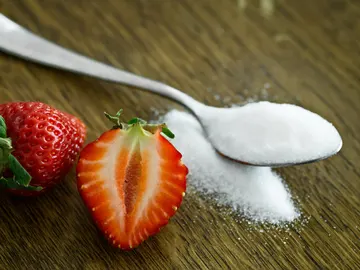 Fresas con azúcar Fresas con azúcar