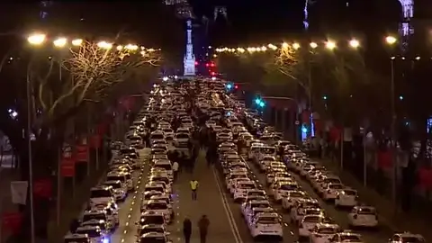 Taxis en el centro de Madrid Taxis en el centro de Madrid