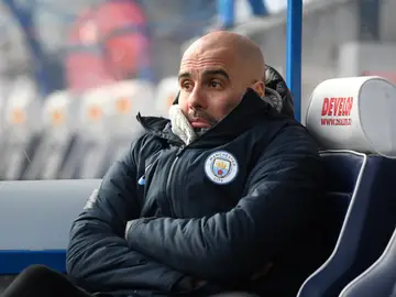Pep Guardiola, entrenador del Manchester City Pep Guardiola, entrenador del Manchester City