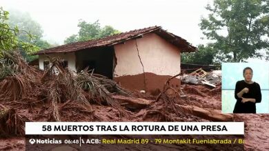 Asciende a 58 el número de muertos tras la rotura de una presa en un complejo minero en Brasil