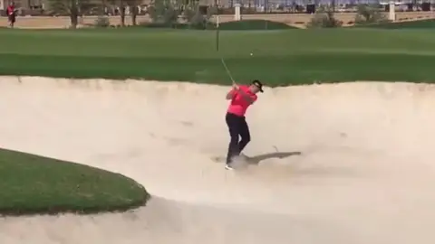 Sergio García pierde los nervios en el Saudi International Sergio García pierde los nervios en el Saudi International