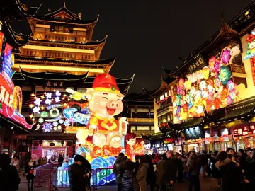 Festival de los faroles de Shanghái con motivo de la llegada este martes de Año Nuevo Lunar Festival de los faroles de Shanghái con motivo de la llegada este martes de Año Nuevo Lunar