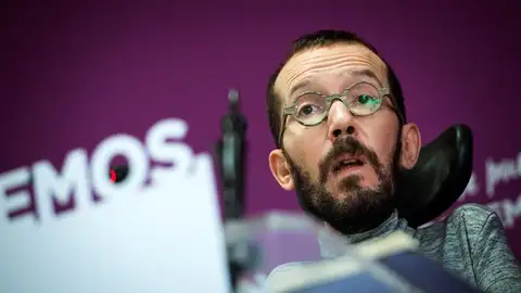 El secretario de Organización de Podemos, Pablo Echenique El secretario de Organización de Podemos, Pablo Echenique