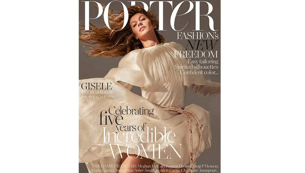 Gisele Bündchen para Porter