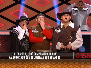 'Los Lobos', a una pregunta del gran bote de '¡Boom!' en un programa histórico 'Los Lobos', a una pregunta del gran bote de '¡Boom!' en un programa histórico