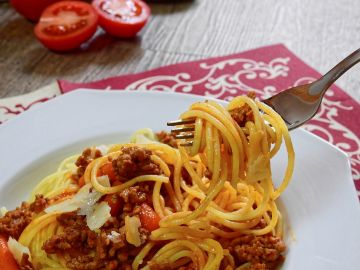 Un plato de espaguetis (Archivo)