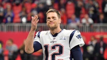 Tom Brady durante la Super Bowl