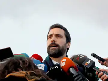 El presidente del Parlamento de Cataluña, Roger Torrent El presidente del Parlamento de Cataluña, Roger Torrent