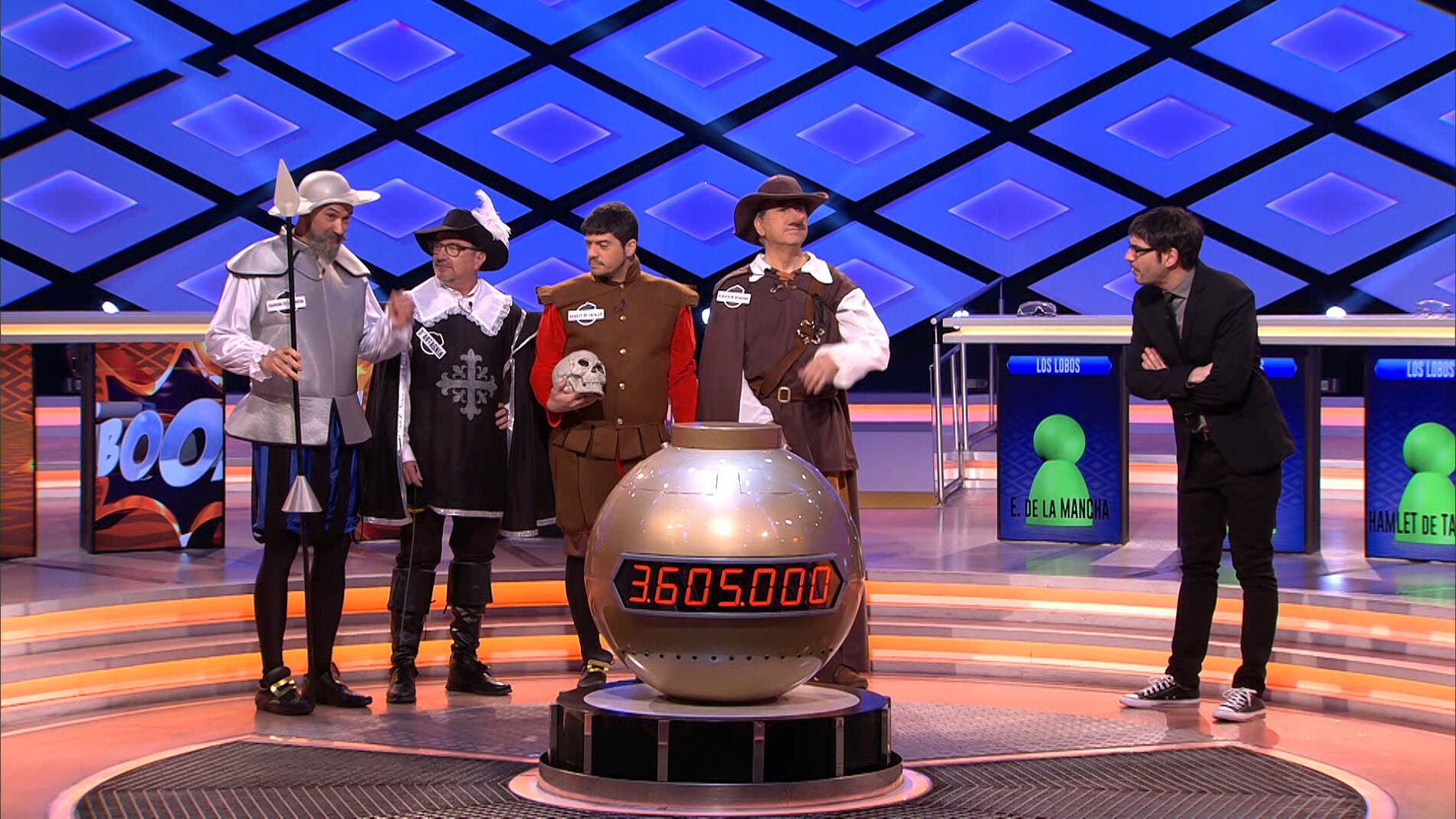'Los Lobos' cumplen 400 programas en la piel de D&rsquo;Artagnan, Don Quijote de la Mancha, Hamlet y Cyrano de Bergerac