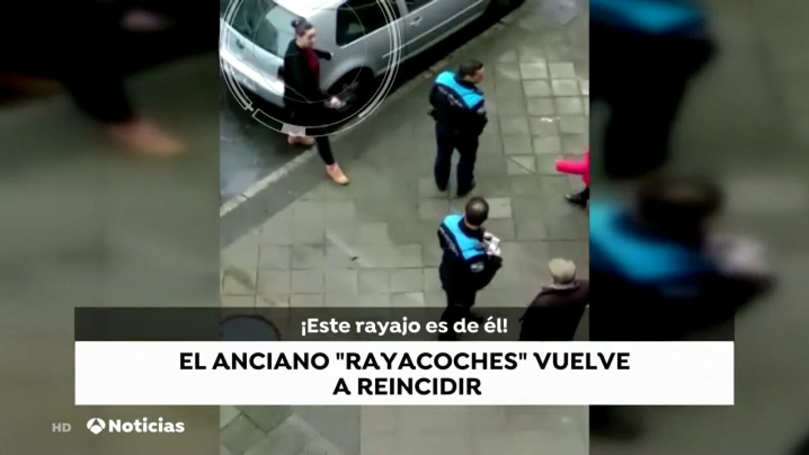 El octogenario que rayaba los coches de sus vecinos en Vigo vuelve a destrozar los vehículos del barrio