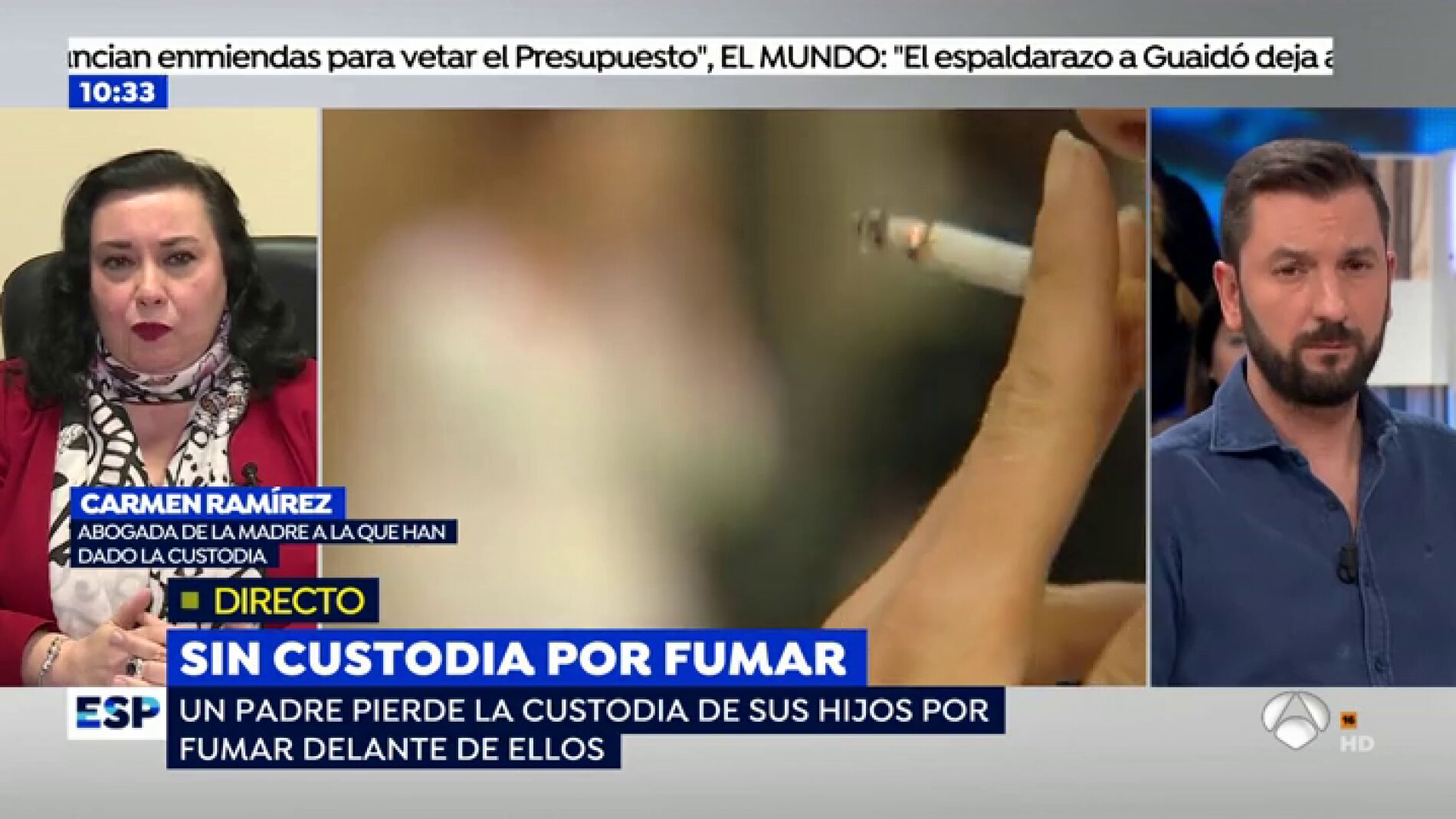 La abogada de la madre que le ha quitado la custodia compartida a su exmarido por fumar: "Ten&iacute;a un tabaquismo severo"