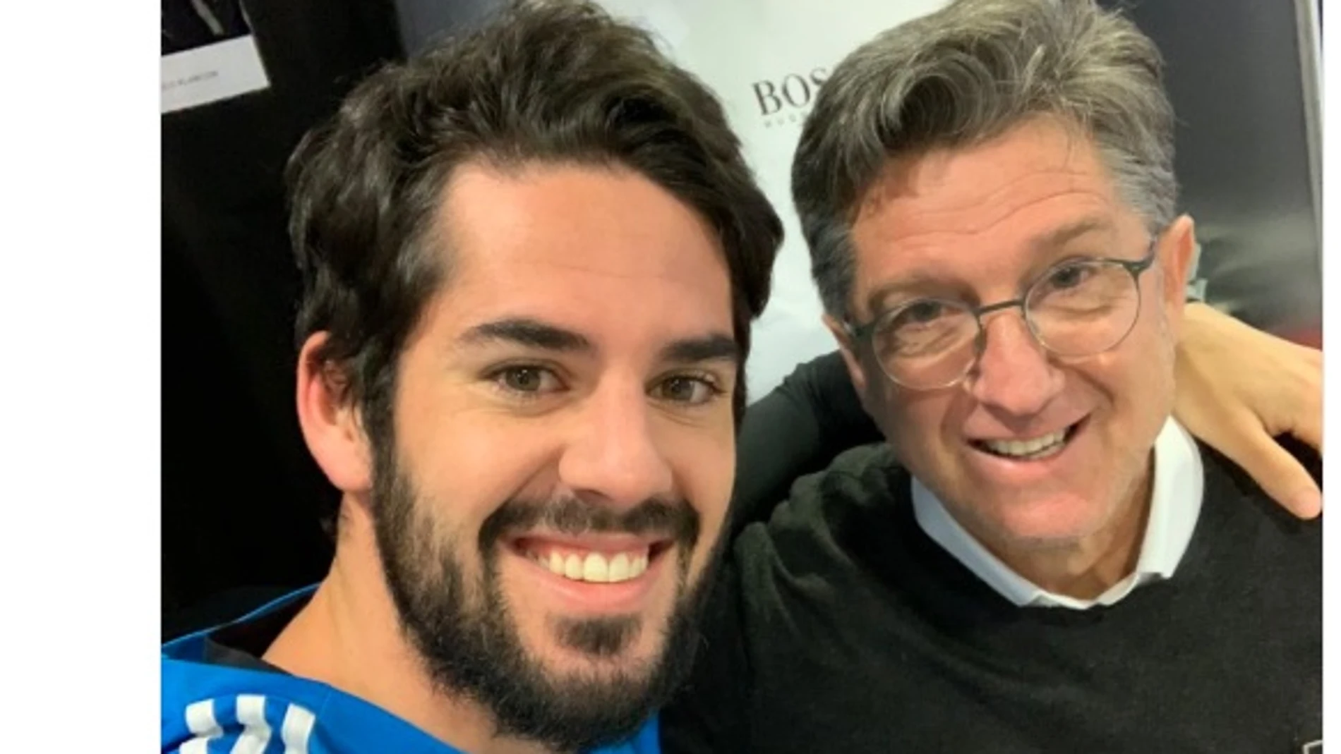 El mensaje de Isco junto a Chendo en Twitter El mensaje de Isco junto a Chendo en Twitter