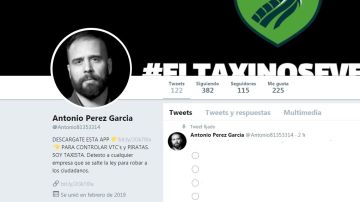 Imagen del perfil de Twitter de Antonio Pérez García