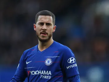Eden Hazard, en un partido con el Chelsea Eden Hazard, en un partido con el Chelsea
