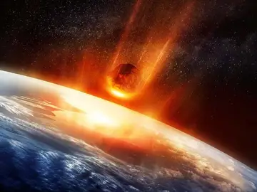 Recreación de un asteroide a punto de colisionar contra la Tierra (Archivo) Recreación de un asteroide a punto de colisionar contra la Tierra (Archivo)
