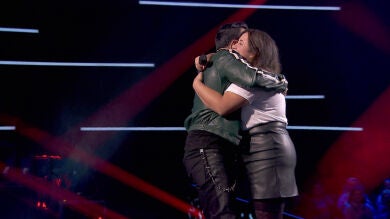 Luis Fonsi se emociona tras conseguir la voz de Naiara Hernández