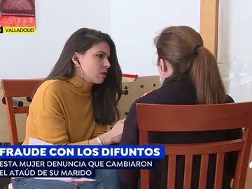 El drama de Rebeca, víctima de la estafa funeraria: "Es muy doloroso que se lucren de la desgracia de una familia" El drama de Rebeca, víctima de la estafa funeraria: "Es muy doloroso que se lucren de la desgracia de una familia"