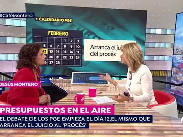 María Jesús Montero: "Los presupuestos son realistas y prudentes y la CE nos ha dicho que adelante" María Jesús Montero: "Los presupuestos son realistas y prudentes y la CE nos ha dicho que adelante"