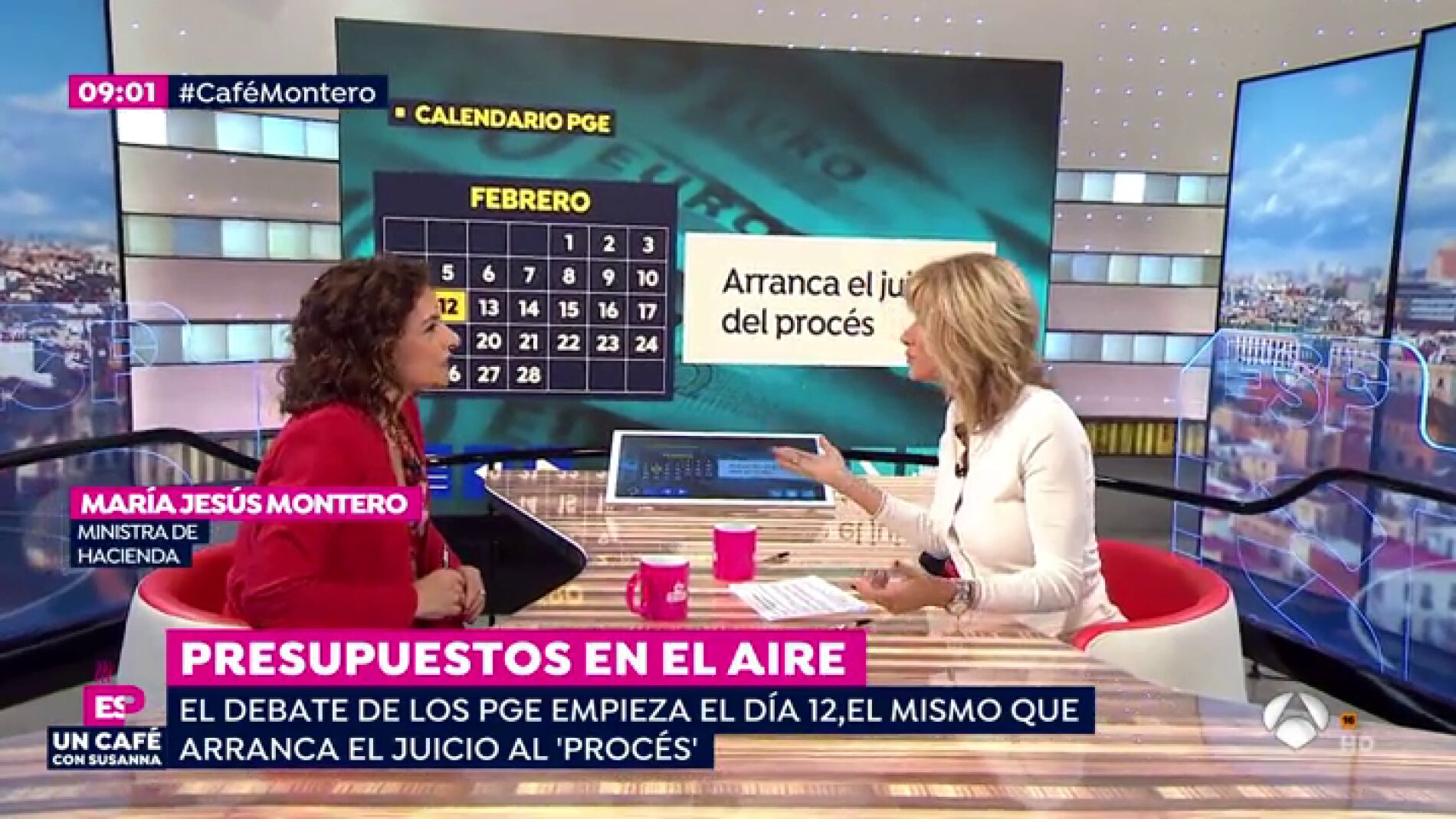 Mar&iacute;a Jes&uacute;s Montero: "Los presupuestos son realistas y prudentes y la CE nos ha dicho que adelante"