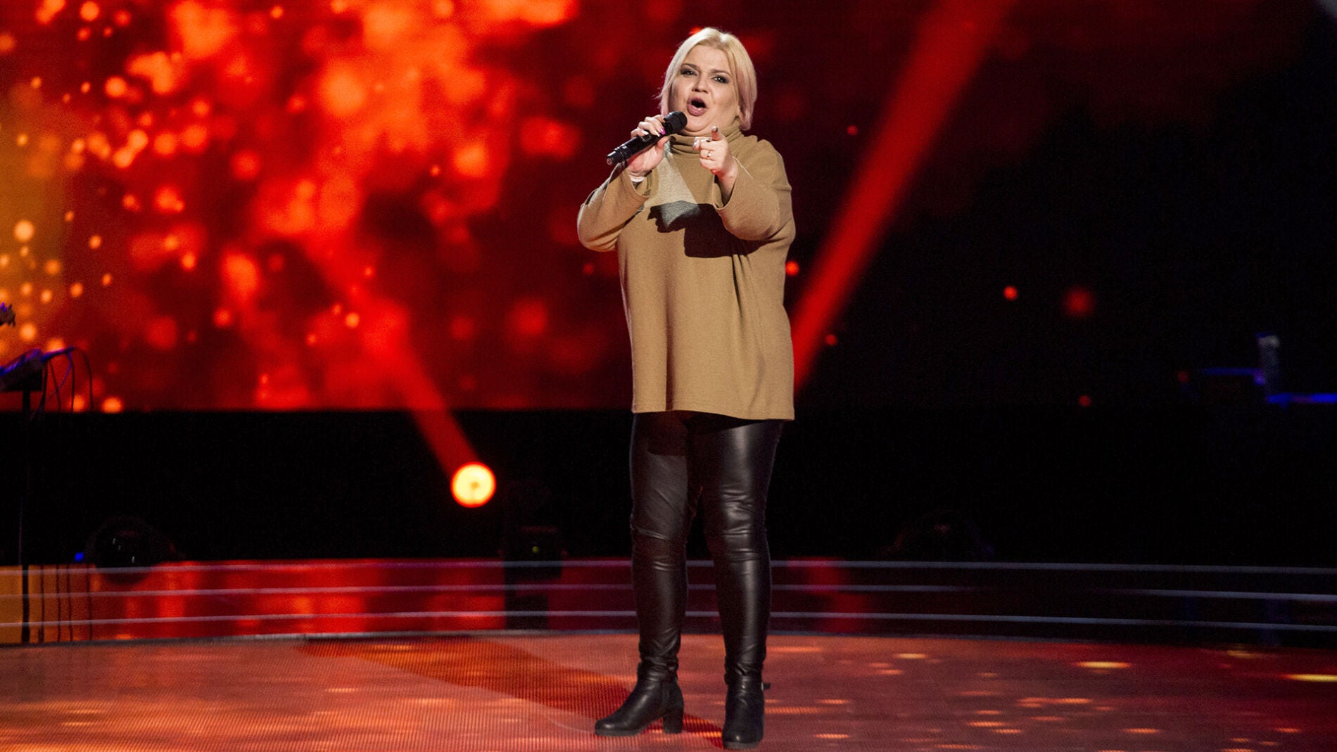 VÍDEO: Rosa Marín canta ‘Lo siento, mi amor’ en las ‘Audiciones a ciegas’ de ‘La Voz’