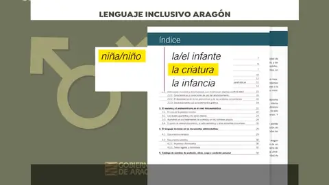 El Gobierno de Aragón recomienda a sus "funcionarias y funcionarios" que usen la palabra "criatura" y no "niño o niña" El Gobierno de Aragón recomienda a sus "funcionarias y funcionarios" que usen la palabra "criatura" y no "niño o niña"
