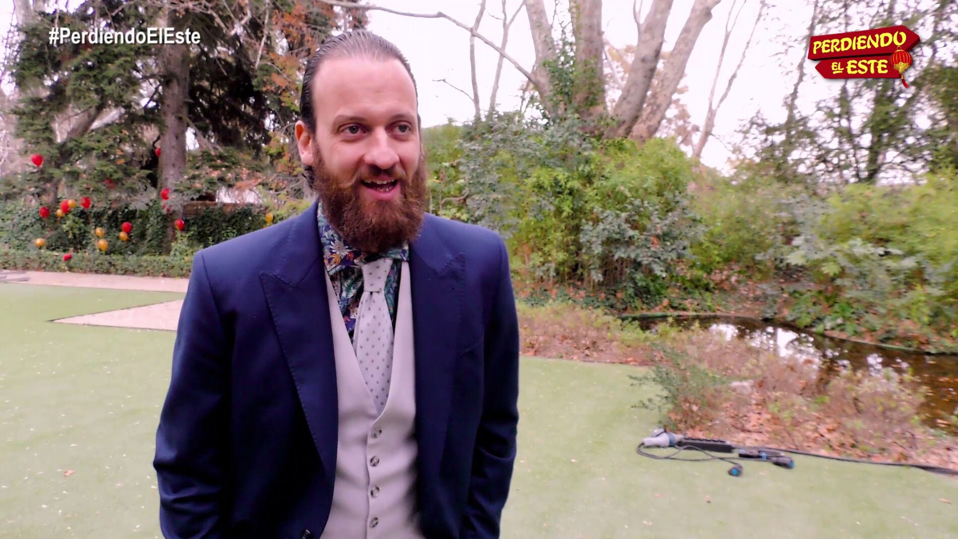 Edu Soto en el rodaje de 'Perdiendo el Este'