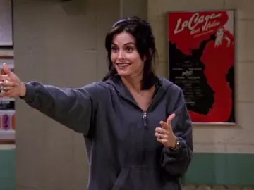 Courteney Cox como Monica en 'Friends' Courteney Cox como Monica en 'Friends'