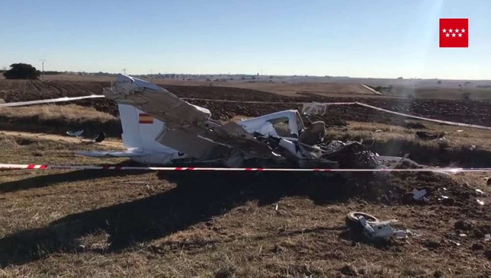 Fallecen dos personas en un accidente de avioneta en Quijorna