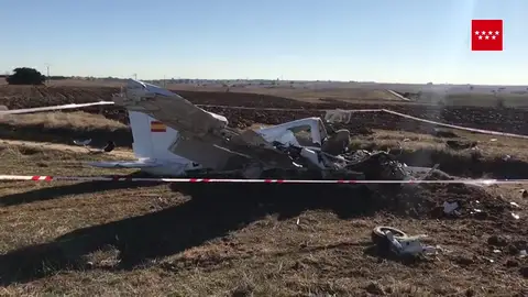 Fallecen dos personas en un accidente de avioneta en Quijorna Fallecen dos personas en un accidente de avioneta en Quijorna