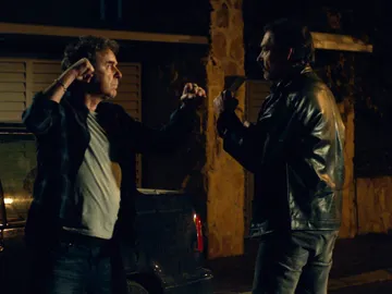 Teo y Pascual, enfrentados por Almudena Teo y Pascual, enfrentados por Almudena