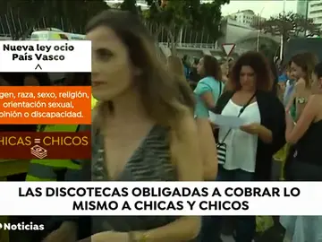 Las chicas también tendrán que pagar en las discotecas del País Vasco Las chicas también tendrán que pagar en las discotecas del País Vasco
