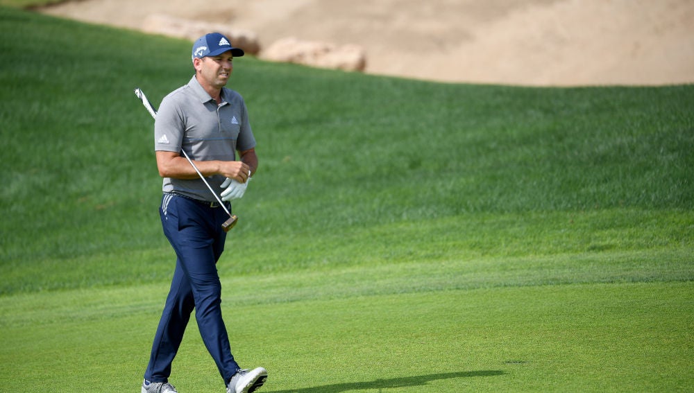 Sergio García, durante la disputa del torneo de golf