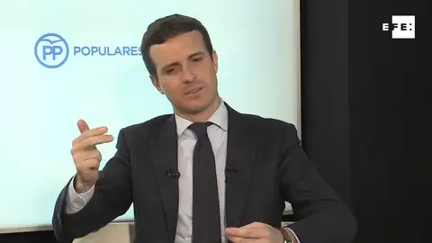 Pablo Casado no descarta una moción de censura contra Pedro Sánchez por su "alta traición a España" Pablo Casado no descarta una moción de censura contra Pedro Sánchez por su "alta traición a España"