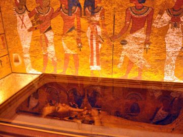 La tumba restaurada de Tutankamón