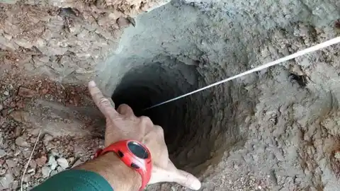 Pozo de Totalán donde cayó el pequeño Julen Pozo de Totalán donde cayó el pequeño Julen
